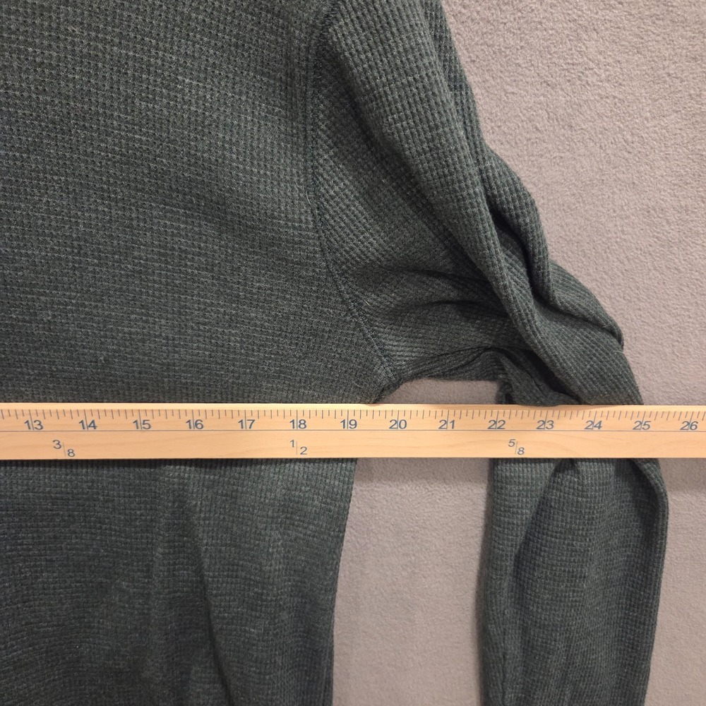 Old Navy Long Sleeve Waffle Knit Thermal T Shirt Mens Size M Gray Baselayer Y2K‎ - Picture 9 of 10